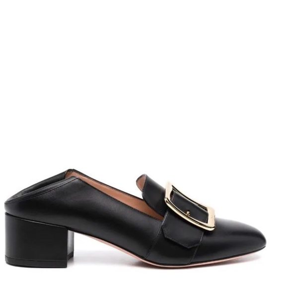 Bally | Janelle Block Heel Loafers Size 37 NEW - Picture 12 of 14